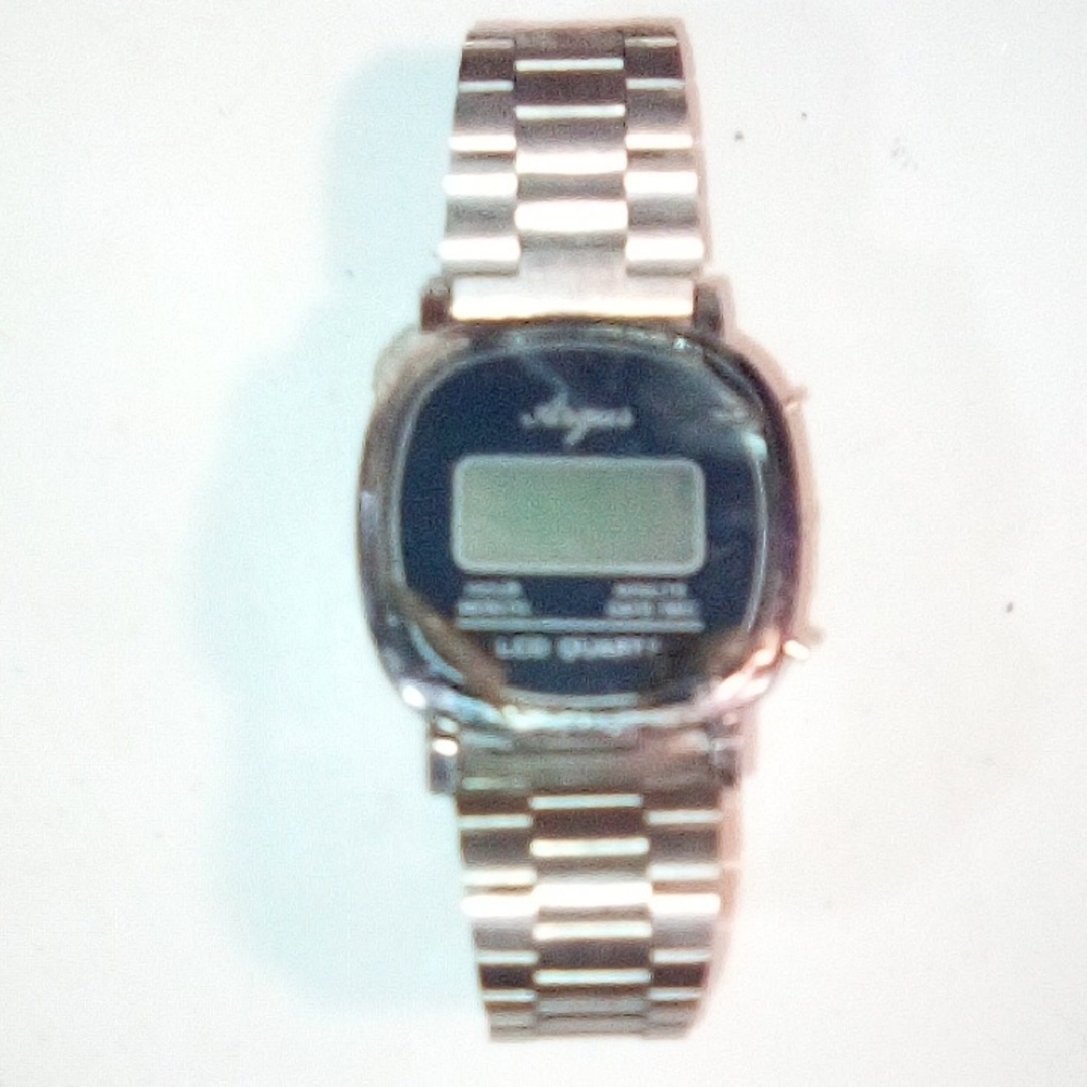 Digital Silver Watch